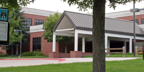 Alta Vista Elementary main entrance to use when entering during school hours